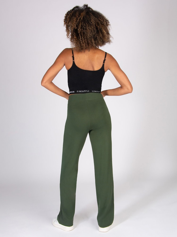 Pineapple Green Petite Viscose Jersey Joggers - Image 2 of 6 Pineapple Green Petite Viscose Jersey Joggers - Image 2 of 6