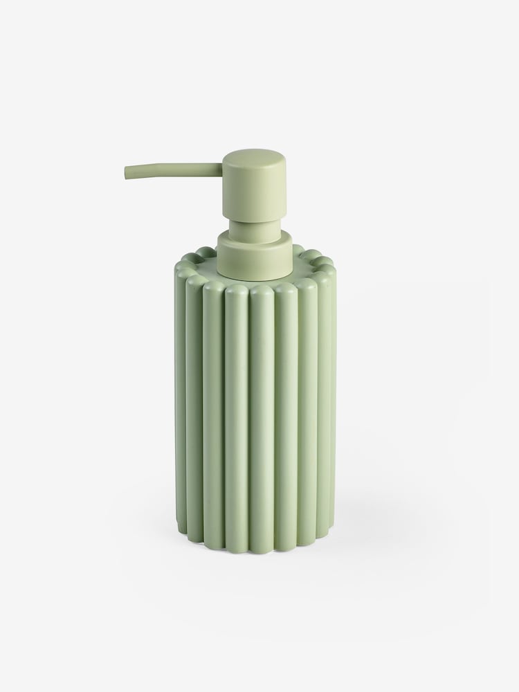 Sage Green Rib Soap Dispenser - Image 3 of 3