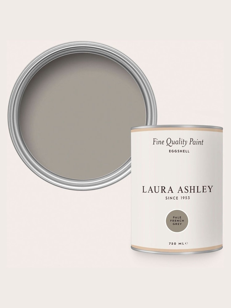Laura Ashley Pale French Grey Eggshell 750ml Paint - Image 4 of 4
