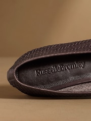 Braun - Russell & Bromley Porton gewebte Ballerinas - Bild 5 von 7