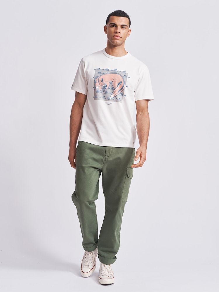 Aubin Newburgh Relaxed T-Shirt - Image 3 of 3 Aubin Newburgh Relaxed T-Shirt - Image 3 of 3