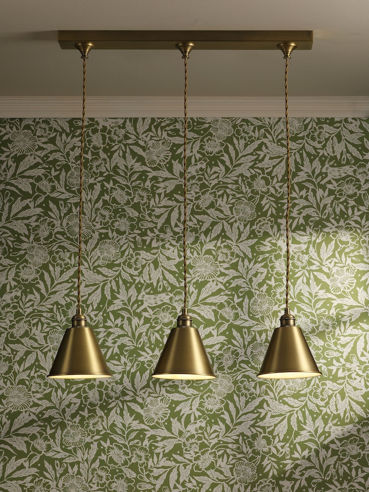 Joules Brass Wollaton Ceiling Light - Image 1 of 5 Joules Brass Wollaton Ceiling Light - Image 1 of 5
