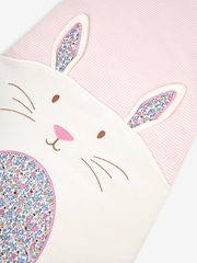 JoJo Maman Bébé Pink Bunny Appliqué 2.5 Tog Baby Sleeping Bag - Image 3 of 3