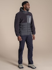 Gris - Chaqueta híbrida con capucha Jakob de Craghoppers - Imagen 3 de 6