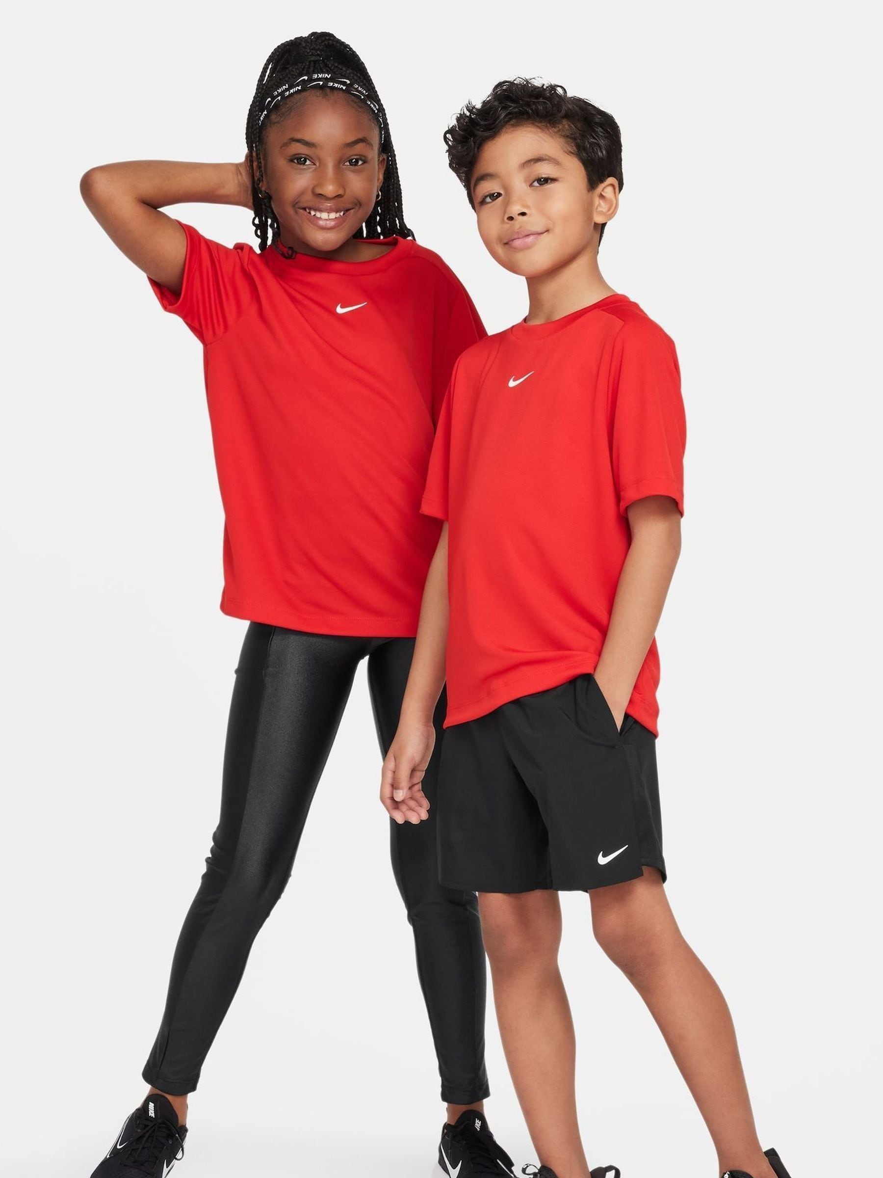 Buy Nike University Red Dri FIT Multi Training T Shirt from Next Luxembourg