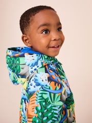 Green Waterproof Warm Padded Fleece Lined Puddlesuit (3mths-7yrs) - Image 4 of 9