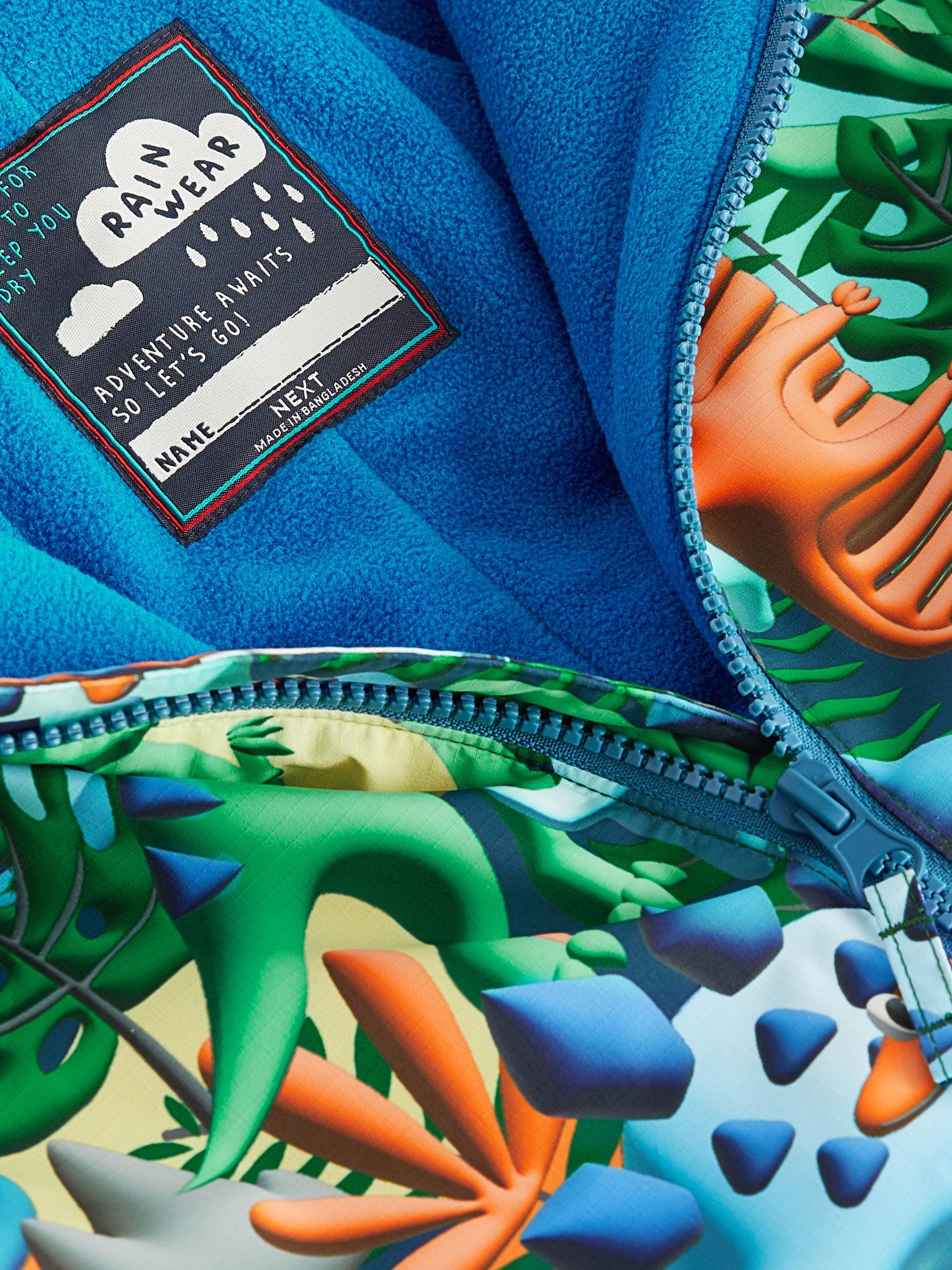 Next Matschanzug Für Mädchen – Wasserdichtes Overall Mit 3D Dino-Muster, Größe 1 Jahr, In Khaki