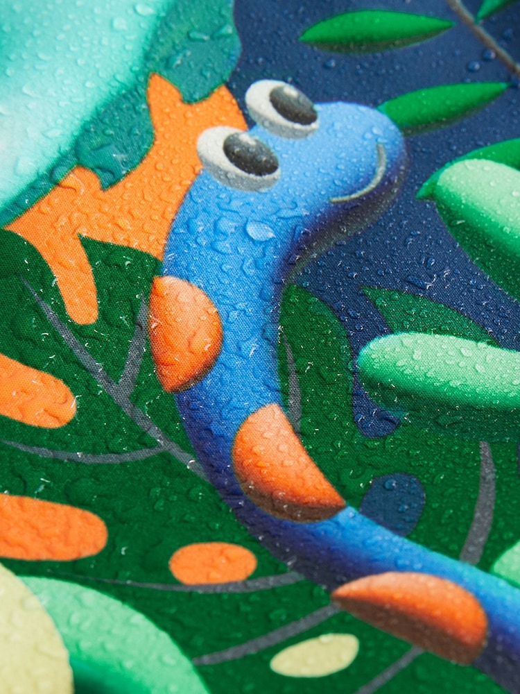 Green Waterproof Warm Padded Fleece Lined Puddlesuit (3mths-7yrs) - Image 9 of 9