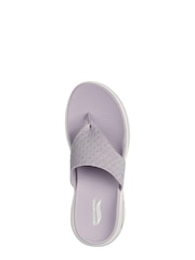 Skechers Purple Go Walk Arch Fit Sandals - Image 4 of 5