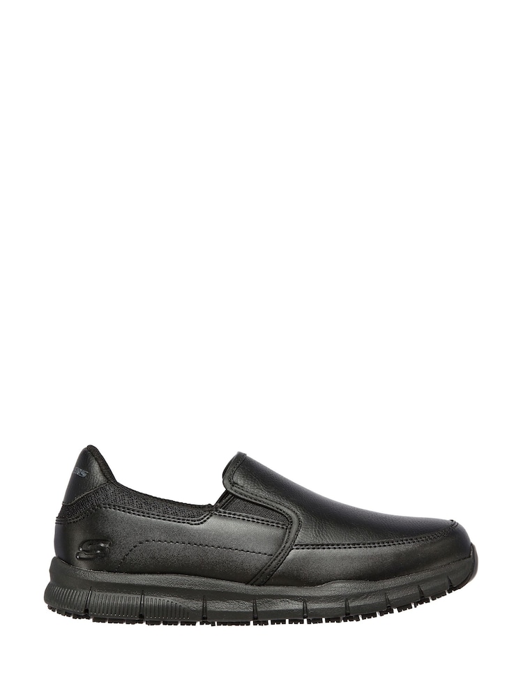 Skechers Black Nampa Annod Slip Resistant Womens Trainers - Image 1 of 5