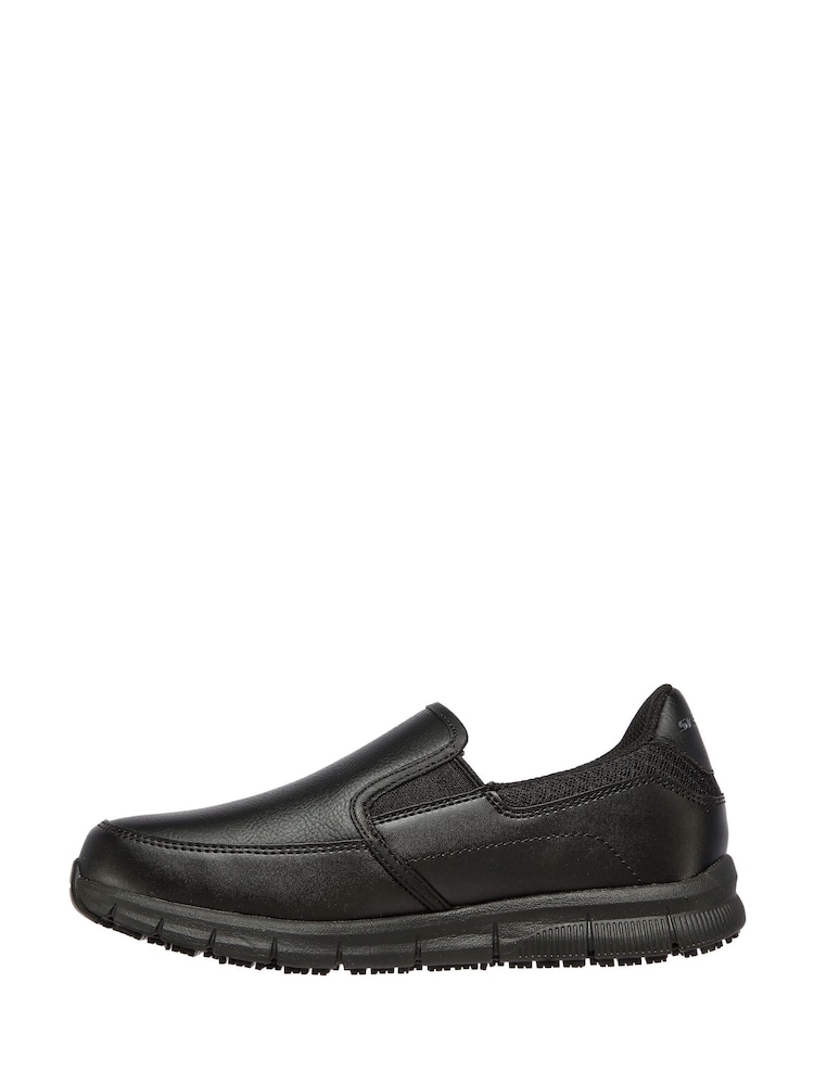 Skechers Black Nampa Annod Slip Resistant Womens Trainers - Image 2 of 5