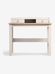Cream Malvern Oak Effect Storage Desk - Image 5 of 9