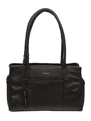 Pure Luxuries London Black 'Manon' Leather Handbag - Image 4 of 7