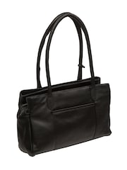 Pure Luxuries London Black 'Manon' Leather Handbag - Image 5 of 7