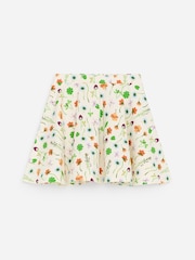 ARKET White Printed A-Line Skirt - Image 1 of 2