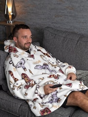 Vanilla Underground White Harry Potter Adult Blanket Hoodie - Image 1 of 7