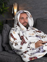 Vanilla Underground White Harry Potter Adult Blanket Hoodie - Image 3 of 7