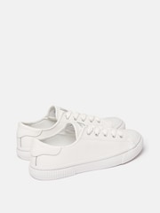 Joules Leather Coast Pumps White - Image 3 of 7