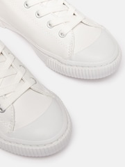Joules Leather Coast Pumps White - Image 6 of 7