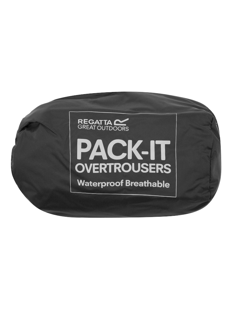 Noir - Surpantalon imperméable Regatta Pack It femme - Image 11 of 11