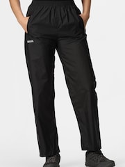 Noir - Surpantalon imperméable Regatta Pack It femme - Image 3 of 11