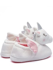 Harry Bear Purple Unicorn Printed Slippers - Image 3 of 5