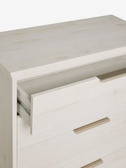 White Bronx Oak Effect 4 Drawer Chest of Drawers - Image 9 of 9