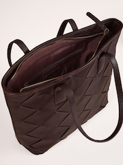 Lakeland Leather Brown Laithes Tote Bag - Image 4 of 6