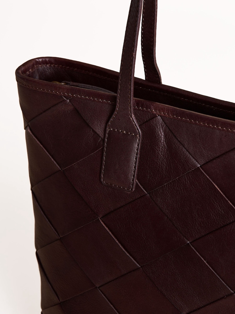 Lakeland Leather Brown Laithes Tote Bag - Image 6 of 6 Lakeland Leather Brown Laithes Tote Bag - Image 6 of 6