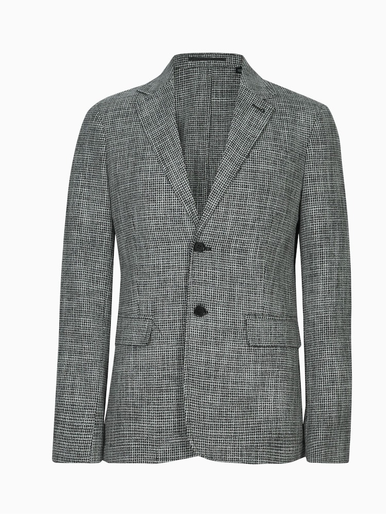 AllSaints Grey Kingly Blazer - Image 6 of 6