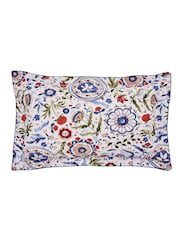 Joules Blue Festival Flowers Reversible Duvet Cover and Pillowcase Set - Image 3 of 5