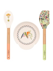 Cath Kidston Cream Utensil Set & Spoon Rest - Image 3 of 4