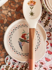 Cath Kidston Cream Utensil Set & Spoon Rest - Image 4 of 4