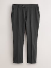 Charcoal Grey Slim Fit Stretch Smart Trousers - Image 6 of 10