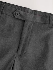 Charcoal Grey Slim Fit Stretch Smart Trousers - Image 9 of 10