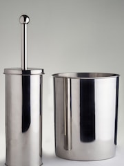 Our House Chrome Toilet Brush And Bin Set - Image 3 of 4