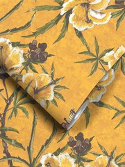 Woodchip & Magnolia Yellow Zen Wallpaper - Image 2 of 4