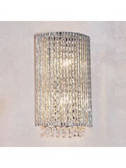 Gallery Home Silver Petra Wall Light - Image 1 of 7