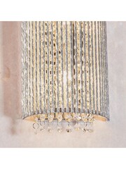 Gallery Home Silver Petra Wall Light - Image 2 of 7