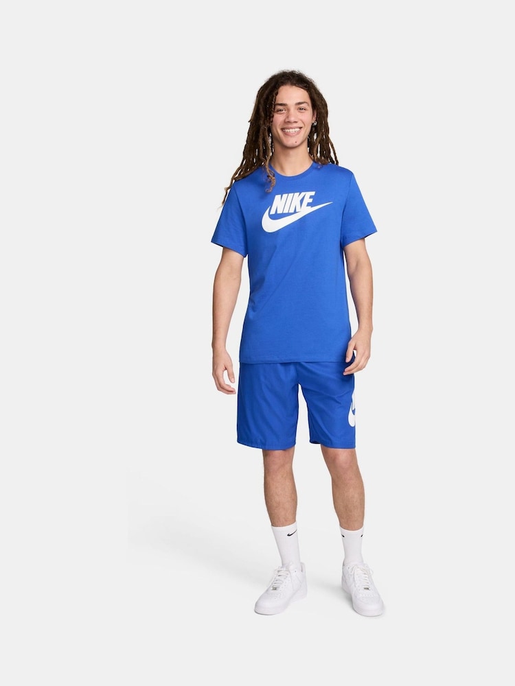 Nike Royal Blue Club Woven Shorts - Image 1 of 6