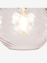 MADE.COM Blush Grey Ilaria Pendant Easy-fit Shade - Image 4 of 6