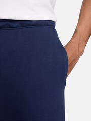 Nike Navy Club Fleece French Terry Shorts - Image 4 of 7