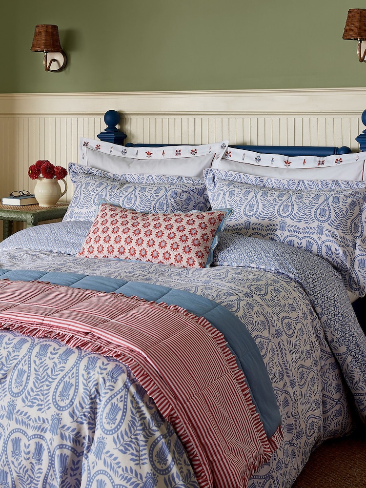 Joules Wandering Indienne Cotton Reversible Duvet Set - Պատկեր 1 5-ից