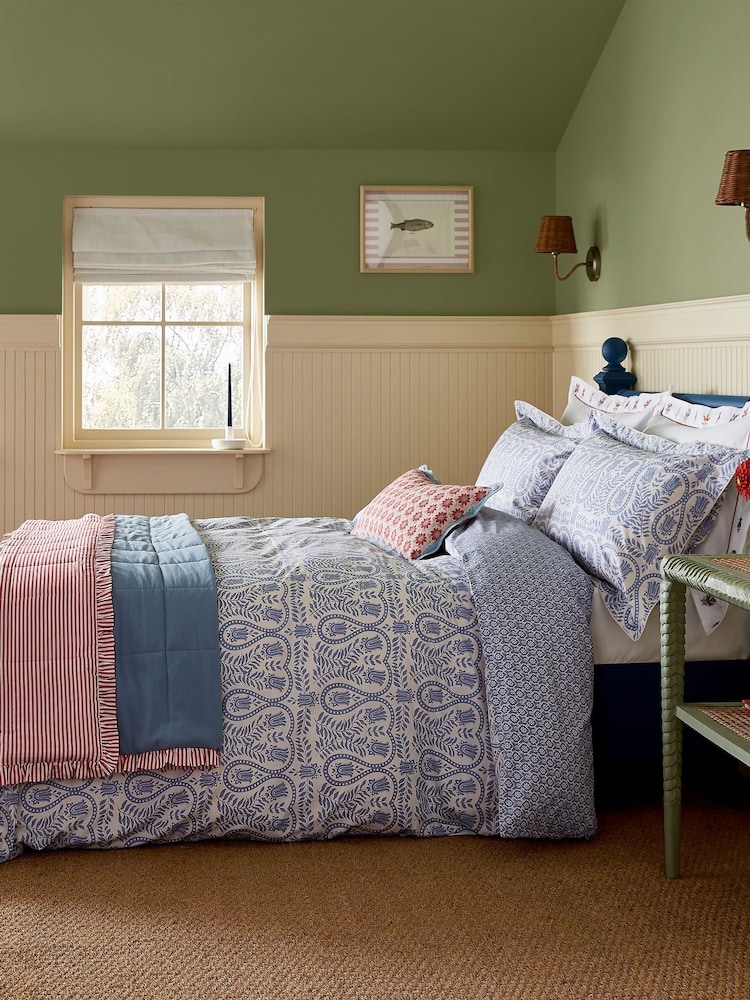 Joules Wandering Indienne Cotton Reversible Duvet Set - Պատկեր 2 5-ից
