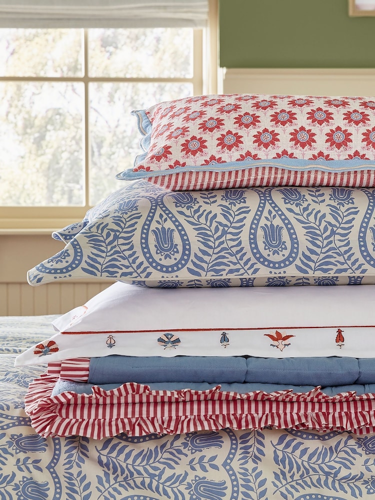 Joules Wandering Indienne Cotton Reversible Duvet Set - Պատկեր 5 5-ից