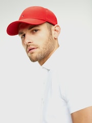 Tommy Hilfiger Red Classic Baseball 100% Cotton Cap - Image 1 of 3
