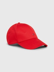 Tommy Hilfiger Red Classic Baseball 100% Cotton Cap - Image 2 of 3