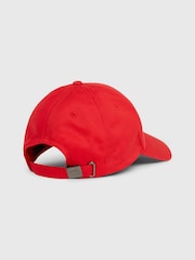 Tommy Hilfiger Red Classic Baseball 100% Cotton Cap - Image 3 of 3