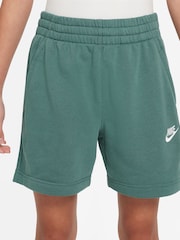 Зеленый - Шорты с флисовой изнанкой Nike Club - Image 1 of 4