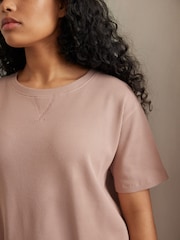 Pink Waffle Short Set Pyjamas - Image 5 of 10